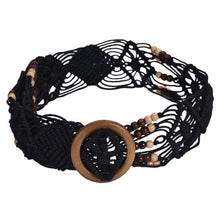 Waistband Charm Women Rope Braided Waist Belt Hollow out for girls fashion Accessory EF8