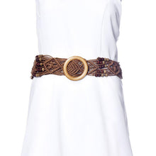 Waistband Charm Women Rope Braided Waist Belt Hollow out for girls fashion Accessory EF8
