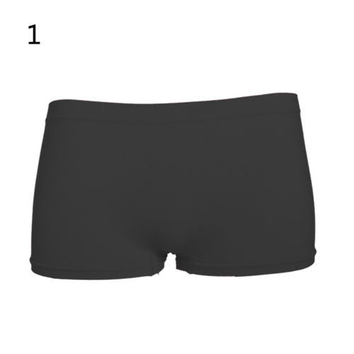 Attractive Women Boyshorts Sexy Cotton Panties Seamless Underwear Intimates Briefs Knickers Solid Color EF8