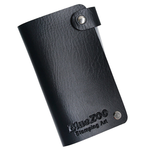 24 Slots Nail Art Stamp Plate Stamping Plates Holder Storage Bag Cases Stamp Bag Organizer 15*85cm Nail Stamping Plate EF8