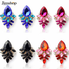 Nice shoppingFashion Women Lady Rhinestone Crystal Drop Alloy Ear Studs Earrings Pendientes Pearl Earrings For Woman EF8