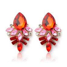 Nice shoppingFashion Women Lady Rhinestone Crystal Drop Alloy Ear Studs Earrings Pendientes Pearl Earrings For Woman EF8