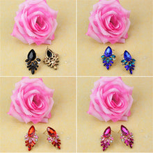 Nice shoppingFashion Women Lady Rhinestone Crystal Drop Alloy Ear Studs Earrings Pendientes Pearl Earrings For Woman EF8