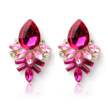 Nice shoppingFashion Women Lady Rhinestone Crystal Drop Alloy Ear Studs Earrings Pendientes Pearl Earrings For Woman EF8