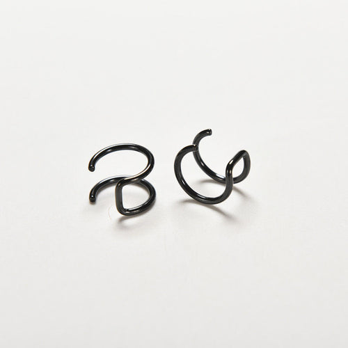 Non-piercing Ear Cuff Eardrop Men Women Ear Clip Cuff Wrap Earrings 4 Colors 2 pc  Clip-on Earrings EF8