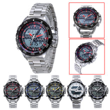 North Digital Sport Watch Men Fashion MultifunctionWristwatch Military Waterproof Round Alarm Quartz Sport Watch Men EF8