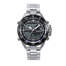 North Digital Sport Watch Men Fashion MultifunctionWristwatch Military Waterproof Round Alarm Quartz Sport Watch Men EF8