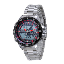 North Digital Sport Watch Men Fashion MultifunctionWristwatch Military Waterproof Round Alarm Quartz Sport Watch Men EF8