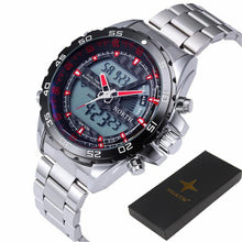 North Digital Sport Watch Men Fashion MultifunctionWristwatch Military Waterproof Round Alarm Quartz Sport Watch Men EF8