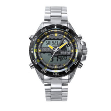 North Digital Sport Watch Men Fashion MultifunctionWristwatch Military Waterproof Round Alarm Quartz Sport Watch Men EF8