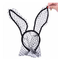 Novelty Mask Bunny Ears Veil Rabbit Ear Headb s Adult Sexy Black Eye Hair Accessories Women Lace Sexy Hair B  Halloween Acc EF8