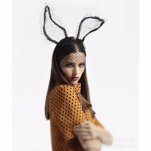 Novelty Mask Bunny Ears Veil Rabbit Ear Headb s Adult Sexy Black Eye Hair Accessories Women Lace Sexy Hair B  Halloween Acc EF8