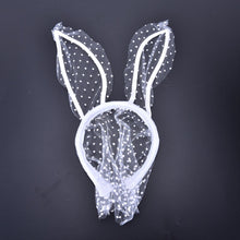 Novelty Mask Bunny Ears Veil Rabbit Ear Headb s Adult Sexy Black Eye Hair Accessories Women Lace Sexy Hair B  Halloween Acc EF8