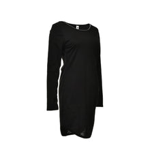 O-Neck Women Black Dress Sexy B age Short Dresses for Women Long Sleeve Plus Large Size Office Dress EF8