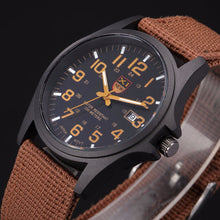 Outdoor Mens Date Stainless Steel Military Sports Analog Quartz Army Wrist Watch EF8