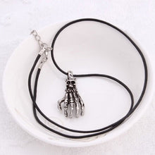 Personal Necklace Metal H  Bone Skull Pendant Gift Sliver Popular Men Accessories 3 6*2 3cm EF8