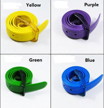 Plastic Belt Friendly C y Multi Color Silicone Rubber Leather Belt Smooth Buckle For Women Men Width 3 5CM Long 102CM EF8