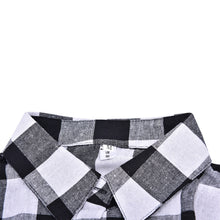 Plus Size M-2XL Long Shirts Single Breasted Plaid Cotton Shirt Wild Casual Streetwear Shirt Women Blouse EF8