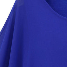 Plus Size Women Chiffon Tops And Blouses Fashion Ruffles Batwing Short Sleeve Shirt Ladies Casual Loose Clothing EF8