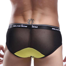 Plus Size XL Men Underwear Sexy Comfy Triangle Breathable Underpants Underwear Mesh Erotic Homens Calzoncillos EF8