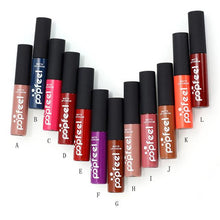 Popfeel 12 Color Liquid Matte Lipstick Set Nude Lip Gloss Cream Baby Lip Balm Lasting Professional Makeup Korean Cosmetic EF8