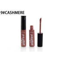 Popfeel 12 Color Liquid Matte Lipstick Set Nude Lip Gloss Cream Baby Lip Balm Lasting Professional Makeup Korean Cosmetic EF8