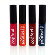 Popfeel 12 Color Liquid Matte Lipstick Set Nude Lip Gloss Cream Baby Lip Balm Lasting Professional Makeup Korean Cosmetic EF8
