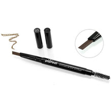 Popfeel Cosmetics Makeup Double Automatic Rotation Eyebrow Eyeliner Pencil Eye Brow Makeup Tool Natural Girl Gift EF8