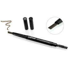 Popfeel Cosmetics Makeup Double Automatic Rotation Eyebrow Eyeliner Pencil Eye Brow Makeup Tool Natural Girl Gift EF8