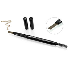 Popfeel Cosmetics Makeup Double Automatic Rotation Eyebrow Eyeliner Pencil Eye Brow Makeup Tool Natural Girl Gift EF8