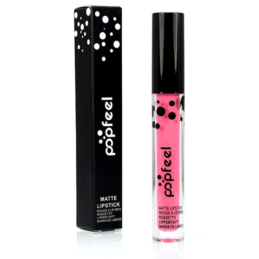 Popfeel 8 Colors Makeup Matte Lipstick Lip Gloss Pencil Beauty Long Lasting Tattoo lipgloss Women Makeup Cosmetic Tools EF8