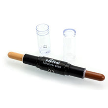 Popfeel Makeup Concealer Double-ended 2 in1 Contour Stick Contouring Highlighter Bronzer Create 3D Face Makeup Full Cover EF8