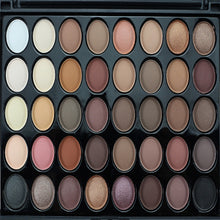 Popfeel Professional EyeShadow Palette Set 40 Colors Powder Cosmetic Set Long-lasting Shimmer/ Matte Eye Shadow Brush Set EF8