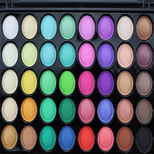 Popfeel Professional EyeShadow Palette Set 40 Colors Powder Cosmetic Set Long-lasting Shimmer/ Matte Eye Shadow Brush Set EF8