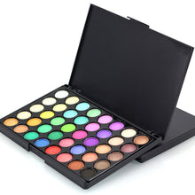 Popfeel Professional EyeShadow Palette Set 40 Colors Powder Pigment Mineral Cosmetic Set Long-lasting Shimmer/ Matte Eye Shadow EF8