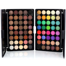 Popfeel Professional EyeShadow Palette Set 40 Colors Powder Pigment Mineral Cosmetic Set Long-lasting Shimmer/ Matte Eye Shadow EF8