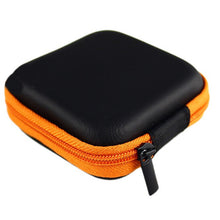 Portable Mini Round Storage Case Bag for Earphone Headphone SD TF Cards Cable Cord Wire Keys Storage EF8