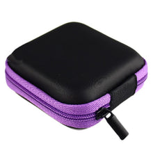 Portable Mini Round Storage Case Bag for Earphone Headphone SD TF Cards Cable Cord Wire Keys Storage EF8