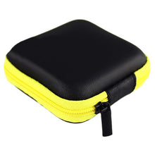 Portable Mini Round Storage Case Bag for Earphone Headphone SD TF Cards Cable Cord Wire Keys Storage EF8