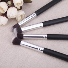 Pro Oval Women 4pc Makeup Brushes Face Powder Concealer Blush Liquid Foundation Eye Shadow Blusher Make Up Eyeshadow Tools EF8