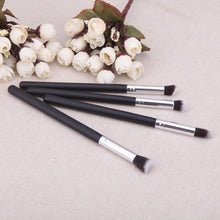 Pro Oval Women 4pc Makeup Brushes Face Powder Concealer Blush Liquid Foundation Eye Shadow Blusher Make Up Eyeshadow Tools EF8