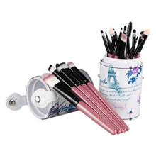 Professional 20pc Makeup Brushes 4 Colors Cosmetic Set Eyeshadow Brush Blusher Cosmetic ToolsLeather Cup Holder Case EF8