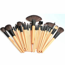 Professional 32pc Makeup Brushes Set For Women Fashion Soft Vander Eyebrow Shadow Make Up Brush Set Kit Pouch Bag EF8