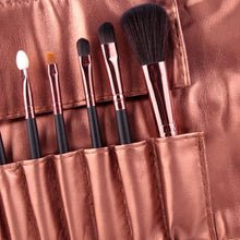 Professional 7pc Makeup Brush Set Tools Foundation Make-up Toiletry Kit Wool Make Up Blush Brush Set Case 4 Colors EF8