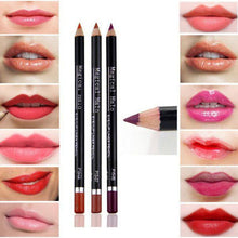 Professional Lipliner Pencil Waterproof Wooden Blend Lip Liner Pencil 145CM makeup lipstick tool 19 colors to choose EF8