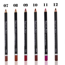 Professional Lipliner Pencil Waterproof Wooden Blend Lip Liner Pencil 145CM makeup lipstick tool 19 colors to choose EF8
