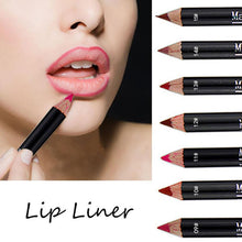 Professional Lipliner Pencil Waterproof Wooden Blend Lip Liner Pencil 145CM makeup lipstick tool 19 colors to choose EF8