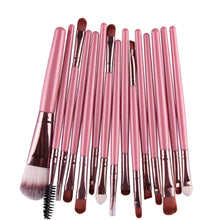 Professional Maquiagem Makeup Brushes 15pc Beauty Cosmetics Foundation Blending Blush Make Up Brush Tool Kit Set EF8