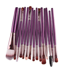 Professional Maquiagem Makeup Brushes 15pc Beauty Cosmetics Foundation Blending Blush Make Up Brush Tool Kit Set EF8