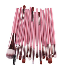 Professional Maquiagem Makeup Brushes 15pc Beauty Cosmetics Foundation Blending Blush Make Up Brush Tool Kit Set EF8